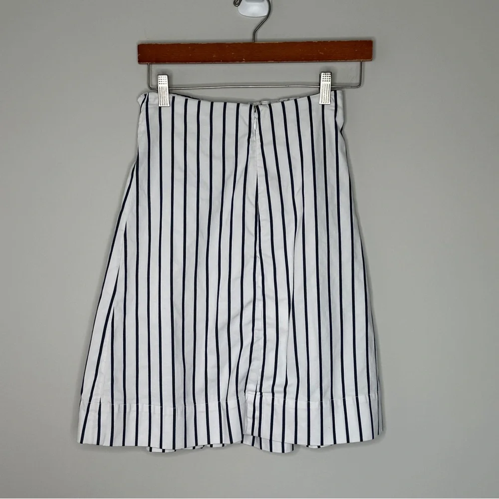 Kate Spade Broome Street Striped Skirt‎ Preppy Size 0 Women’s Classic Coastal
